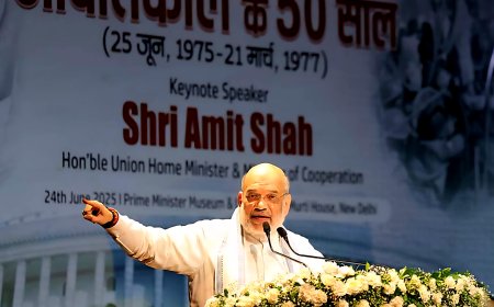 On ‘Samvidhan Hatya Diwas’, HM Amit Shah Recalls Emergency as Assault on Democracy