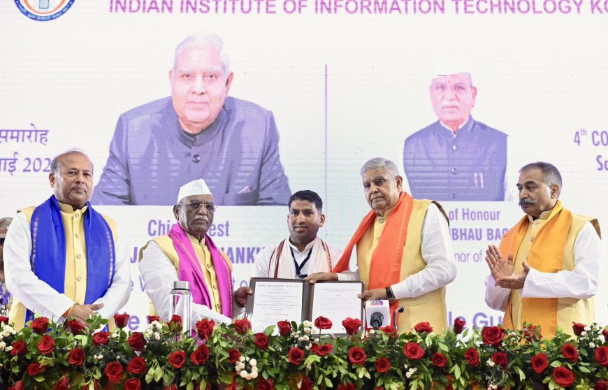 “Coaching Centres Have Become Poaching Centres”: Vice-President Warns Against Cramming Culture, Foreign Tech Dependence