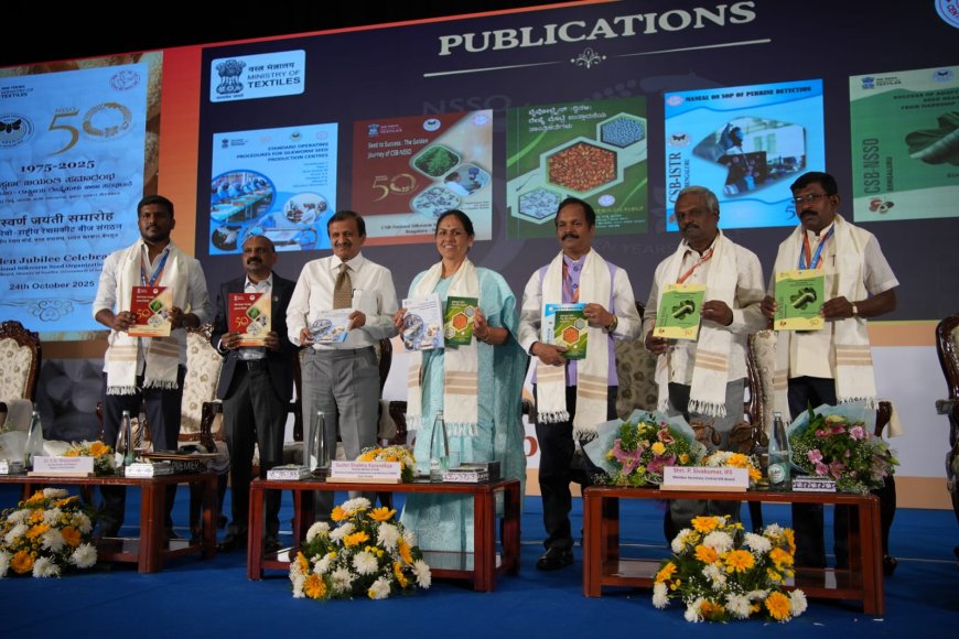 Mysuru Silk Shines on Global Stage: India Eyes Self-Reliance in Silk, Food & Dairy — Shobha Karandlaje